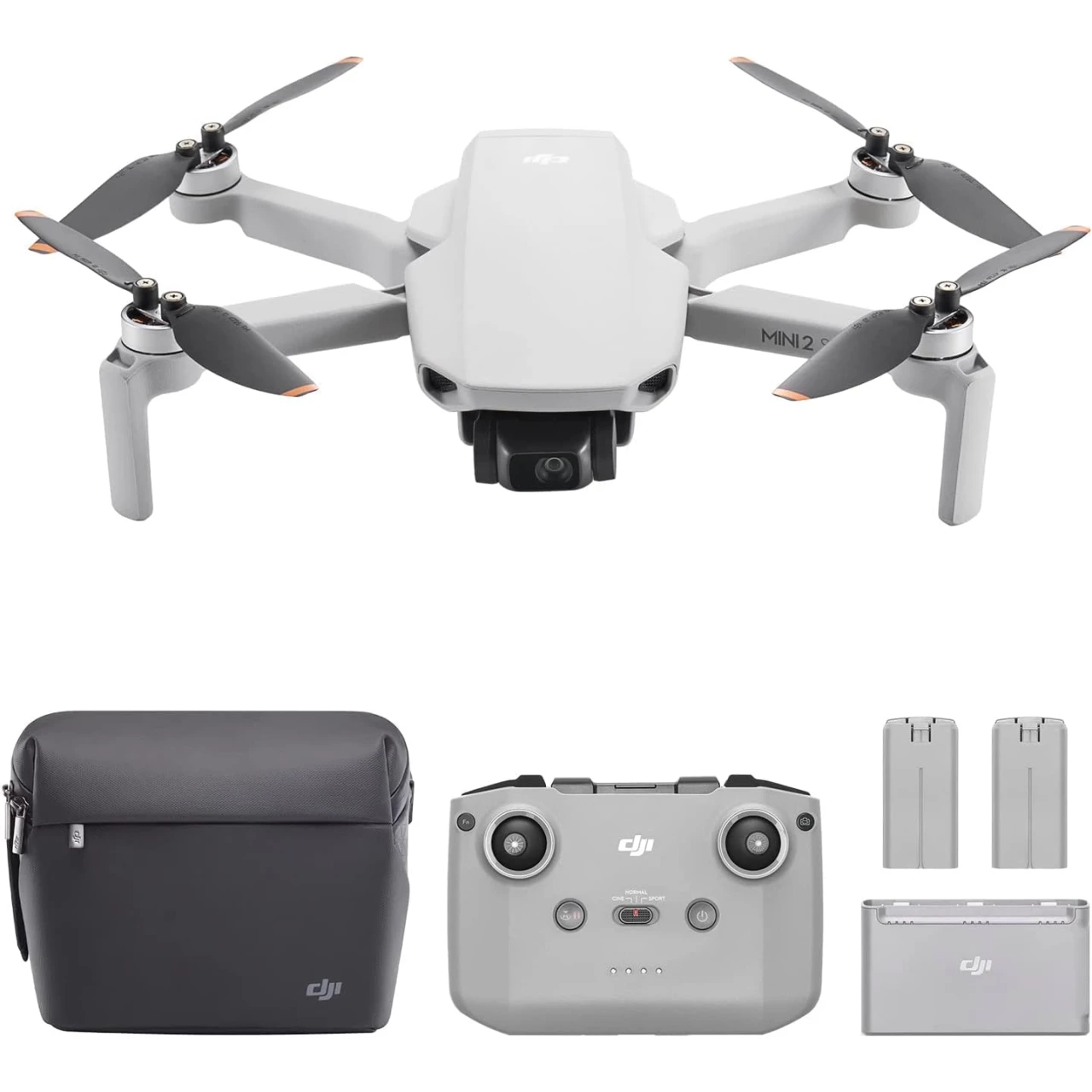 DJI Mini 2 SE Fly More Combo, Lightweight Drone with QHD Video, 10km Video Transmission, 3 Batteries for Total of 93 Mins Flight Time, Under 249 g, Automatic Pro Shots, Camera Drone for Beginners