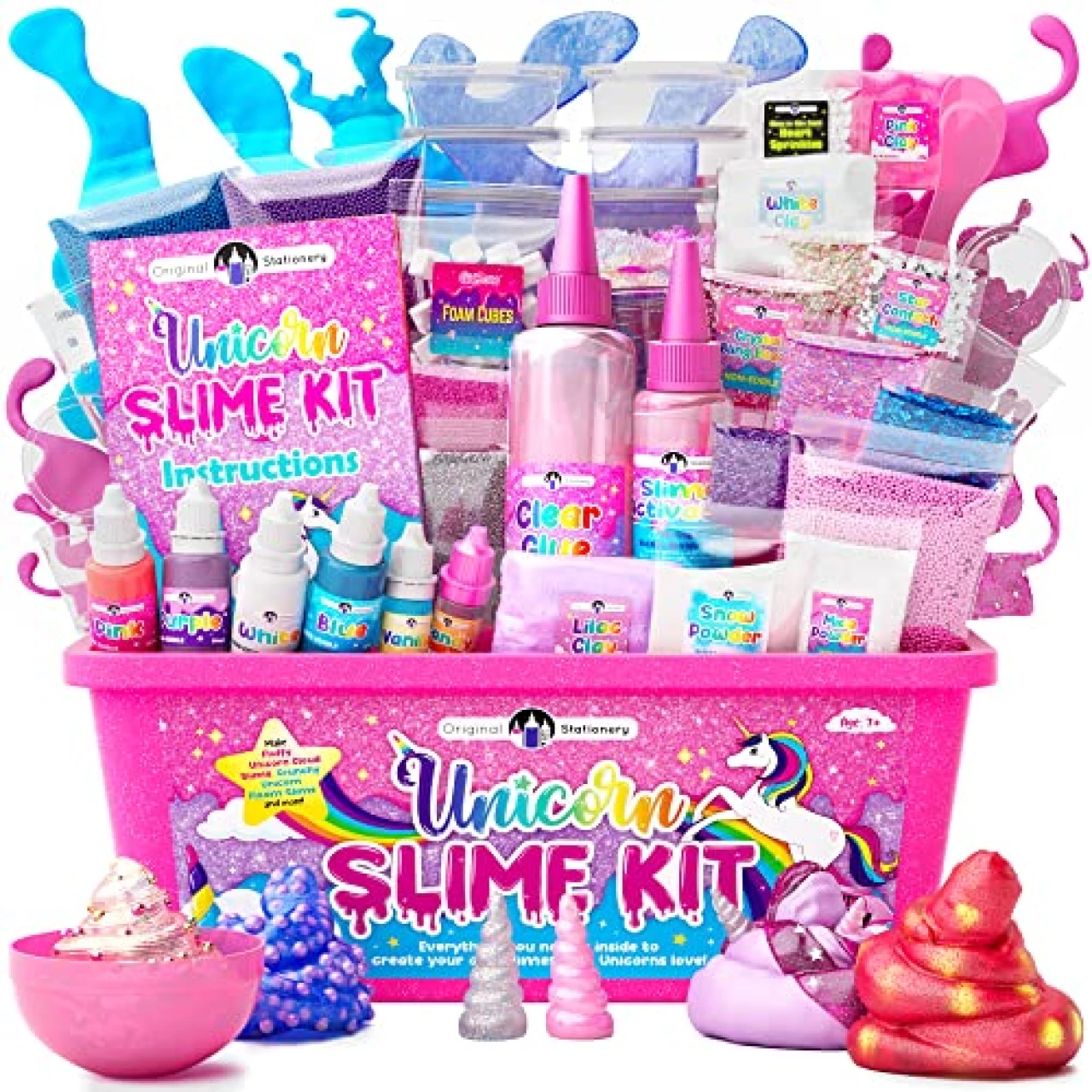 Original Stationery Unicorn Magical Slime Kit for Girls 10-12