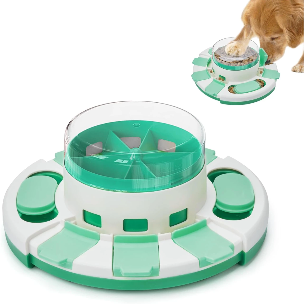 Potaroma Dog Puzzle Toy 2 Levels, Slow Feeder for Large Small Dogs