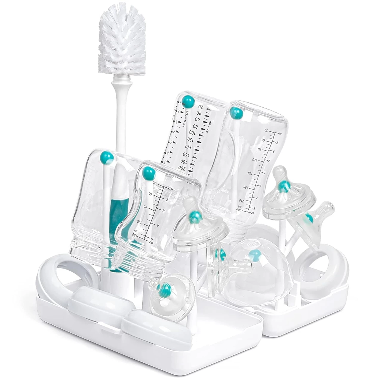 Termichy Travel Baby Bottle Drying Rack with Bottle Brush