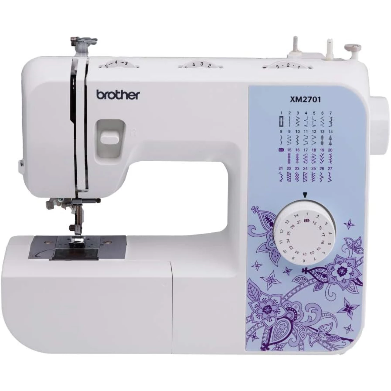 Brother Sewing Machine, XM2701, Lightweight Machine with 27 Stitches, 6 Included Sewing Feet