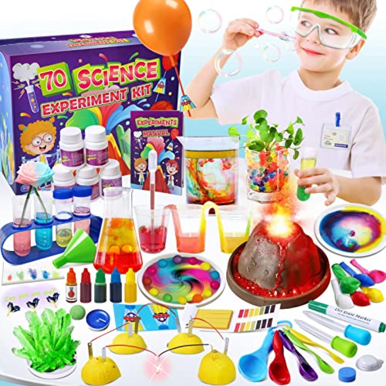UNGLINGA 70 Lab Experiments Science Kits for Kids