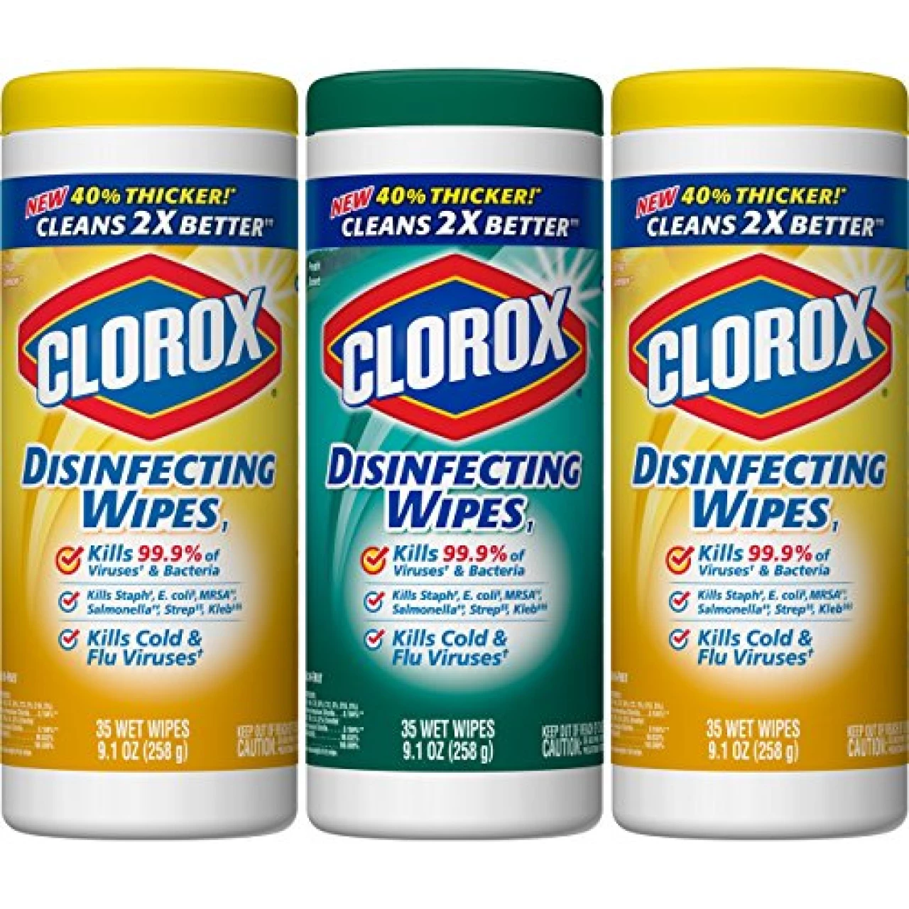 CloroxPro Disinfecting Wipes Value Pack - Lemon and Fresh Scent, Healthcare and Industrial Cleaning, 35 Count (3 Pack)