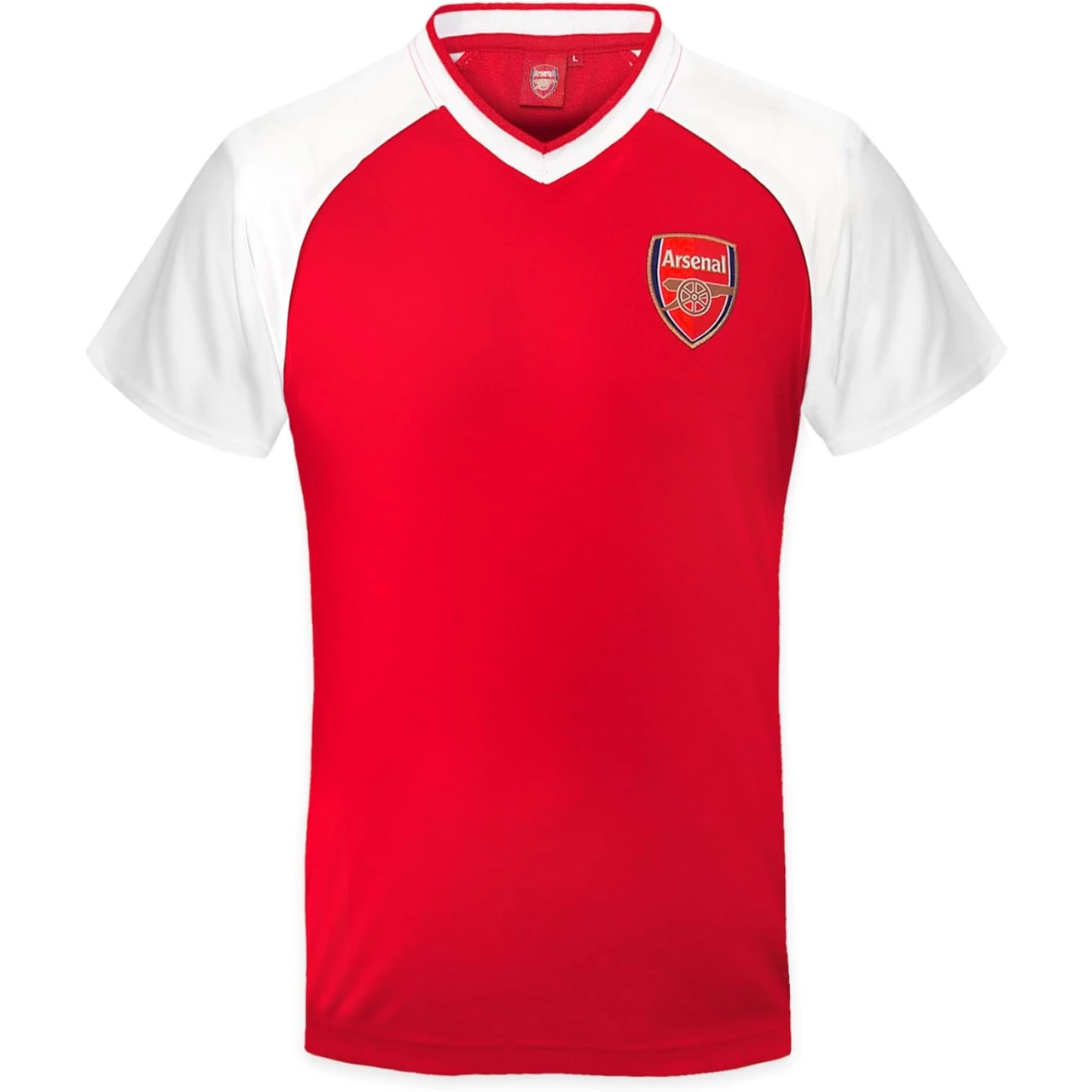Arsenal Football Club Official Soccer Gift Mens Poly Training Kit T-Shirt