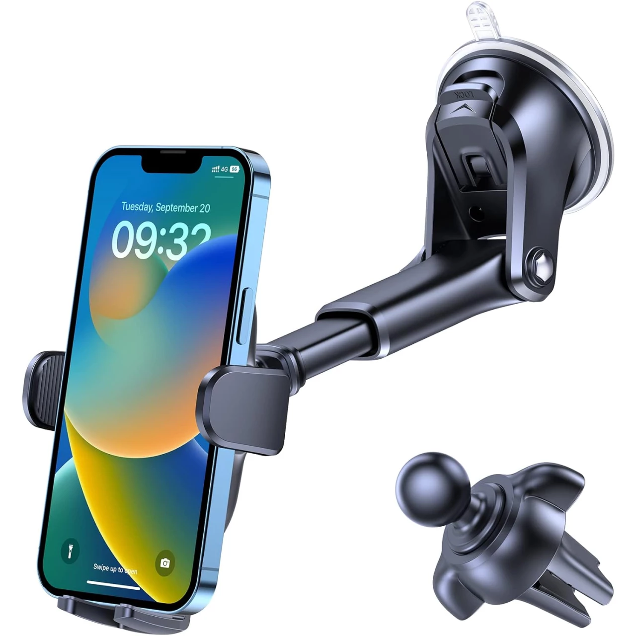 OQTIQ 3-in-1 Suction Cup Phone Holder