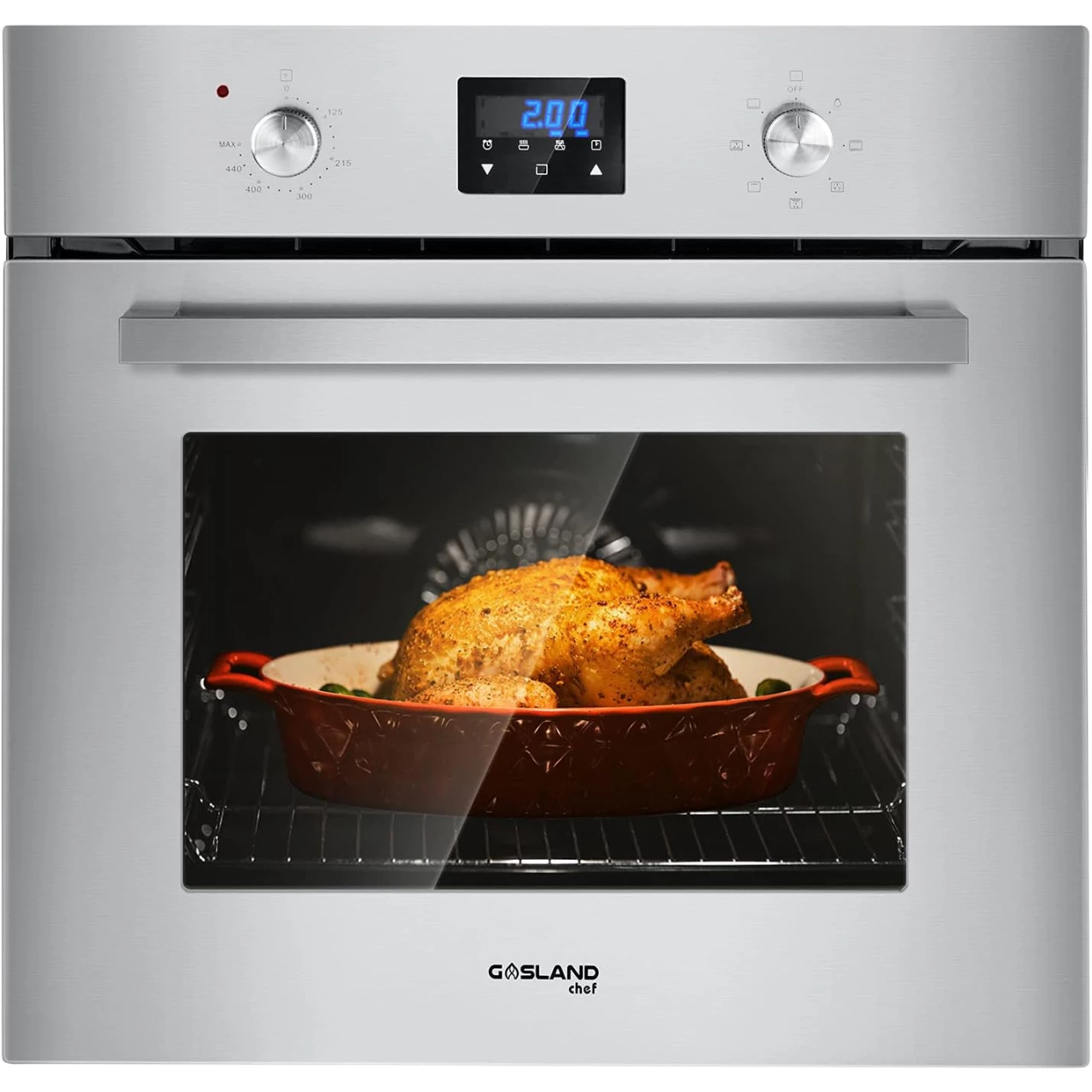 Single Wall Oven 24 Inch, GASLAND Chef ES609DSN 24&quot; Built-in Electric Ovens