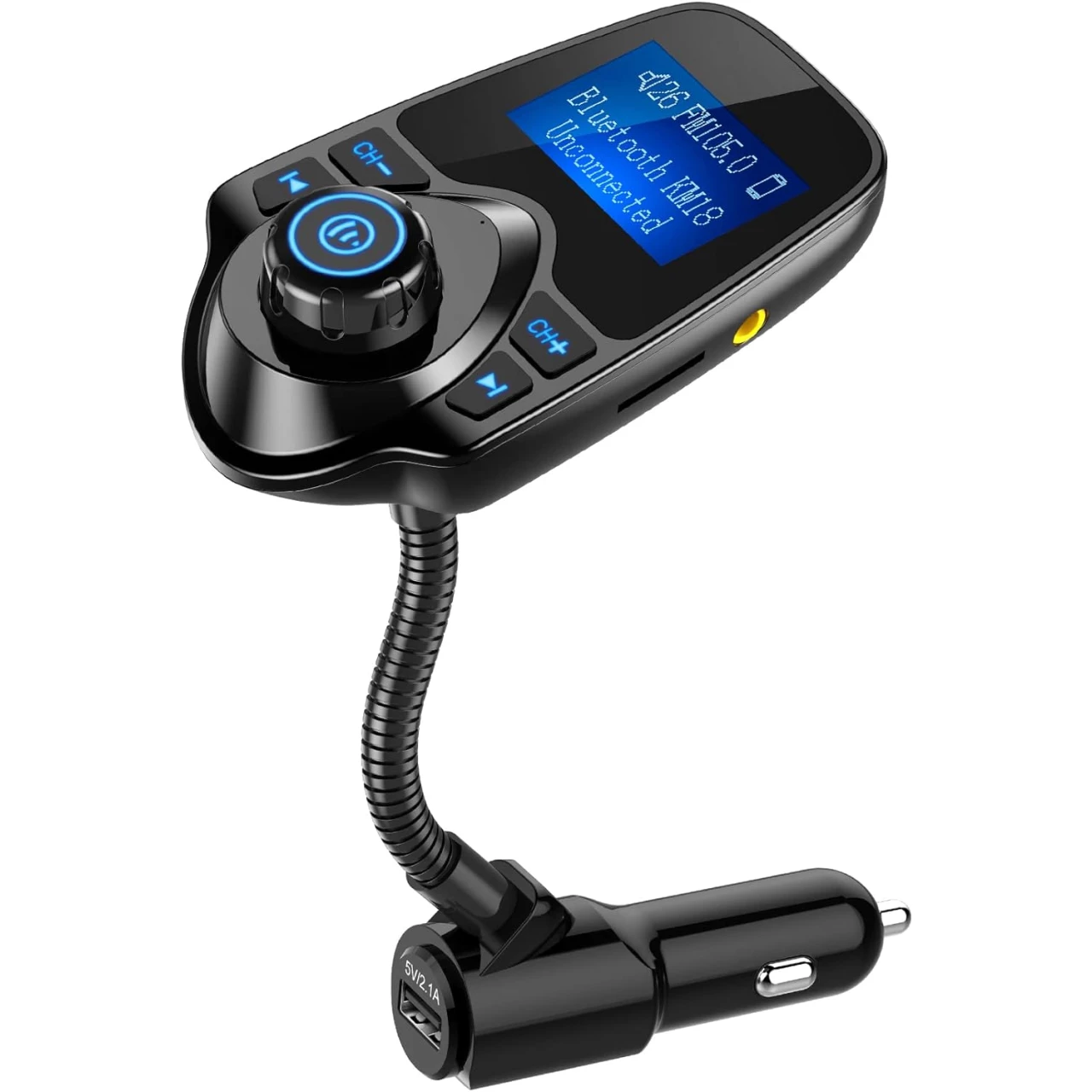 Nulaxy Wireless in-Car Bluetooth FM Transmitter