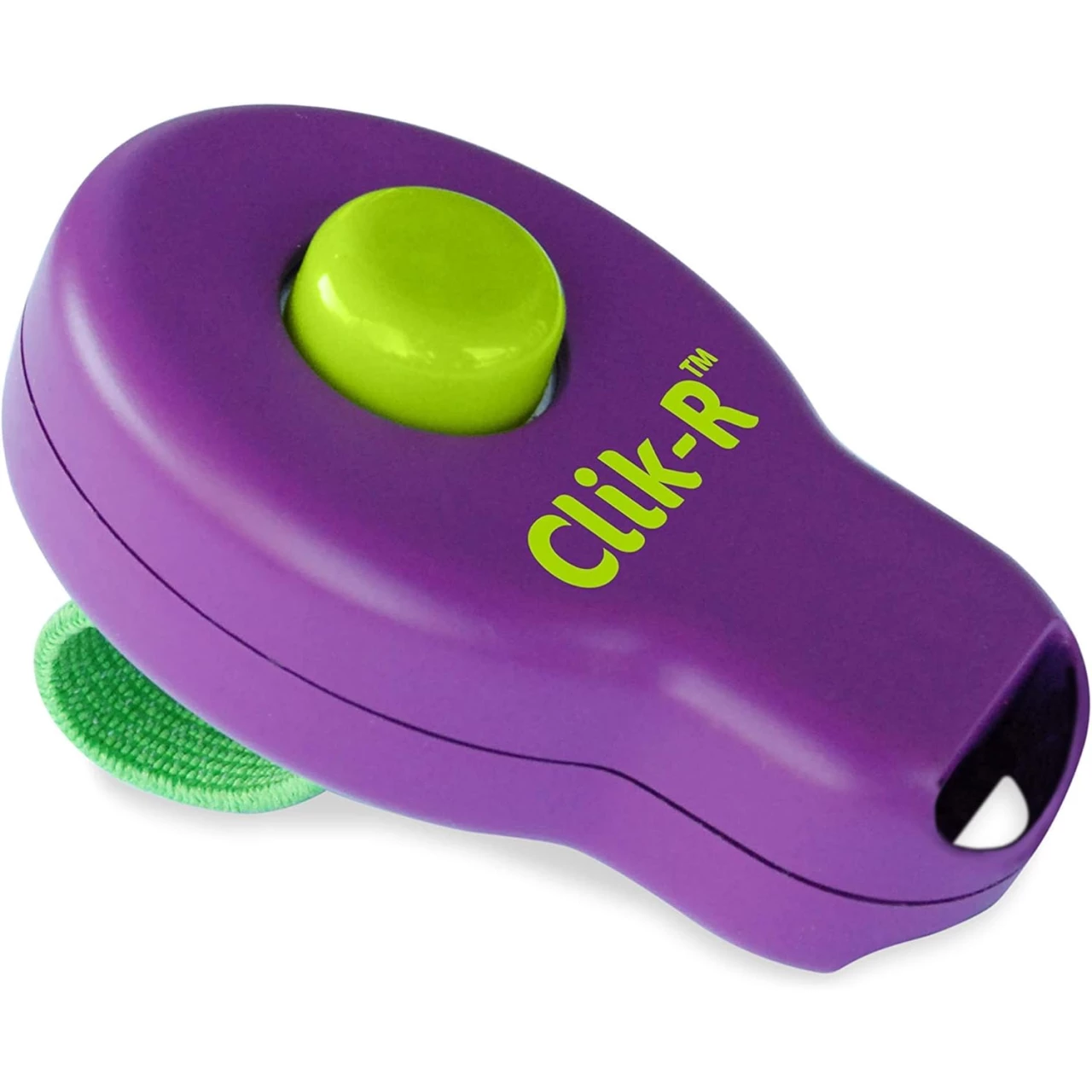 PetSafe Clik-R Dog Training Clicker - Positive Behavior Reinforcer for Pets - All Ages, Puppy and Adult Dogs - Use to Reward and Train - Training Guide Included - Purple