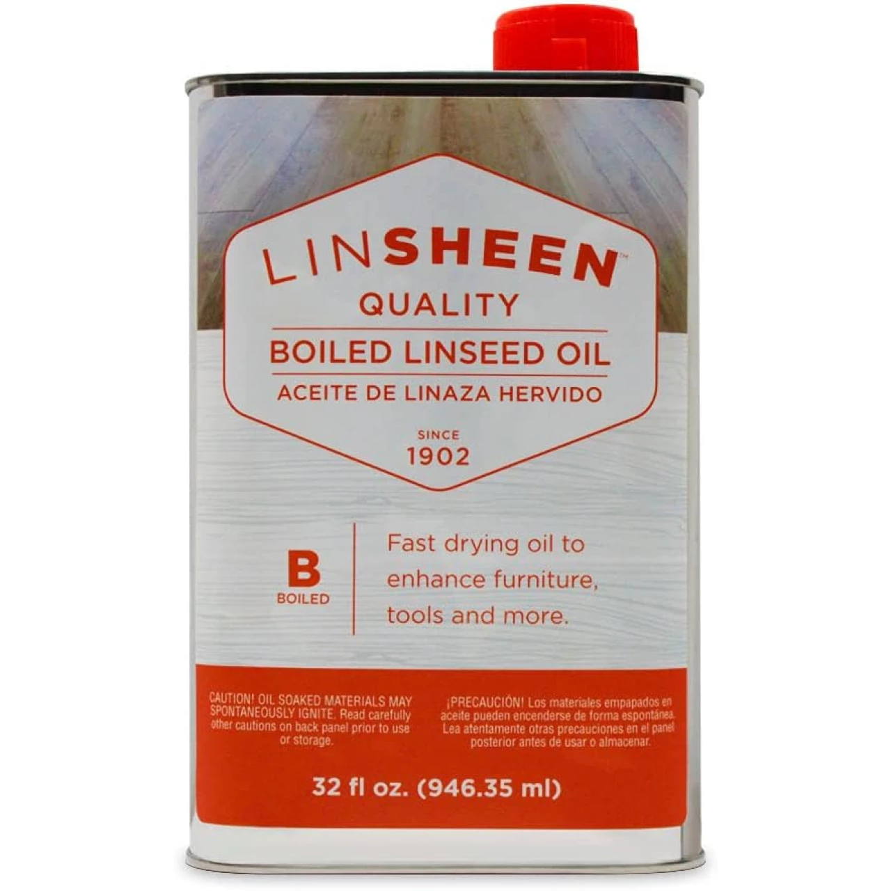 LinSheen Boiled Linseed Oil – Fast Drying Flaxseed Wood Treatment
