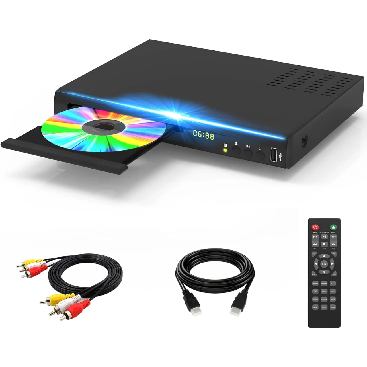 Blu Ray DVD Player, 1080P Home Theater Disc System