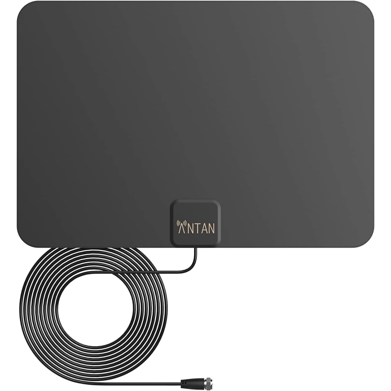 ANTAN Indoor Window HDTV Antenna 35 45 Miles Range Support 8K 4K 1080P UHF VHF view HDTV Channels with Longer 16.5ft Coaxial Cable