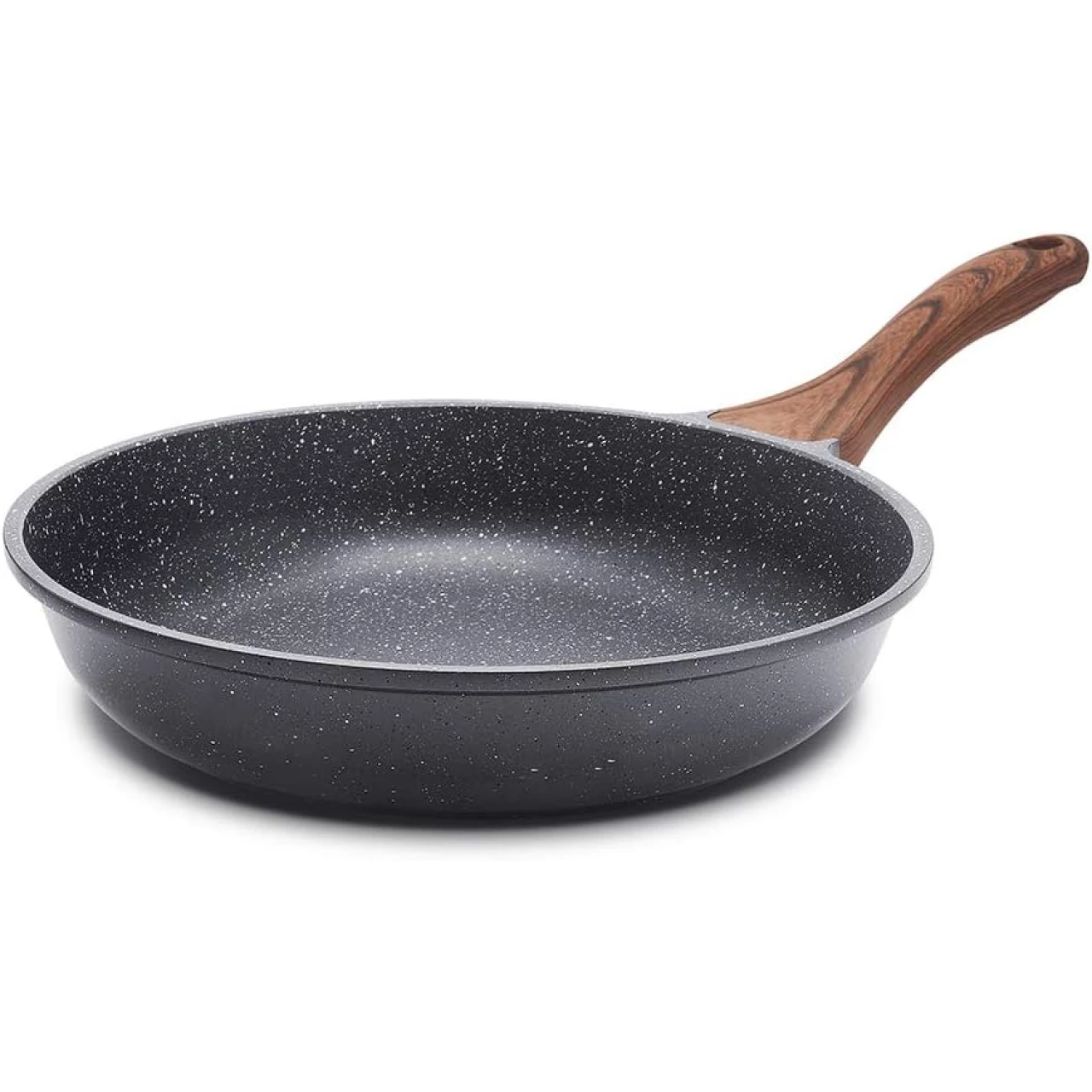 SENSARTE Nonstick Frying Pan Skillet, Swiss Granite Coating Omelette Pan, Healthy Stone Cookware Chef&rsquo;s Pan, PFOA Free (9.5 Inch)