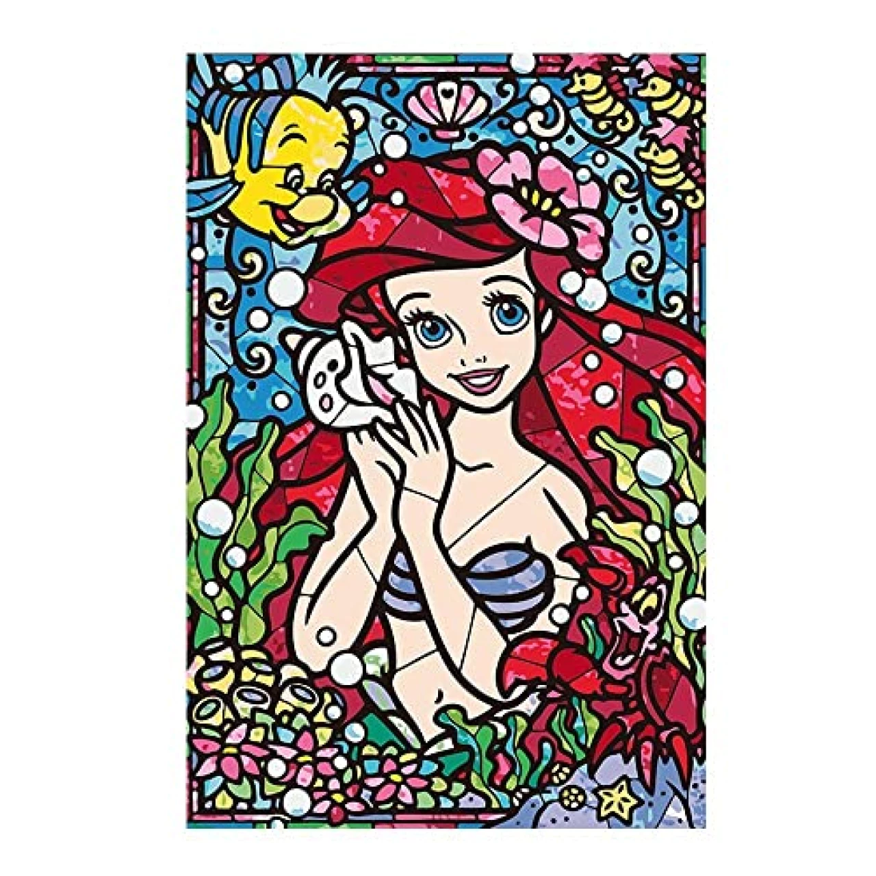 Kimily DIY Paint by Numbers for Adults Kids Disney Ariel Paint by Numbers DIY Painting Acrylic Paint by Numbers Painting Kit Home Wall Living Room Bedroom Decoration The Little Mermaid Ariel