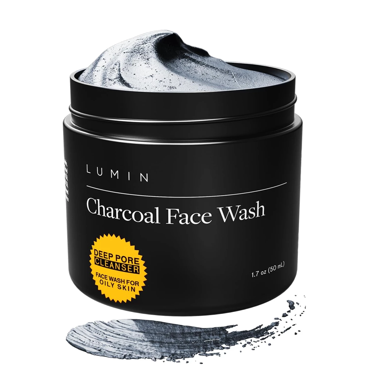 Lumin Charcoal Face Wash Men, Charcoal Cleanser, Mens Charcoal Face Wash, Men Face Wash Charcoal, Men&rsquo;s Facewash, Face Cleanser Charcoal, Charcol Face Wash, Charcoal Facewash 1.7oz
