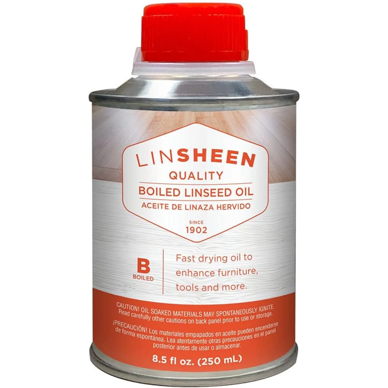 LinSheen Boiled Linseed Oil - Fast Drying Flaxseed Wood Treatment