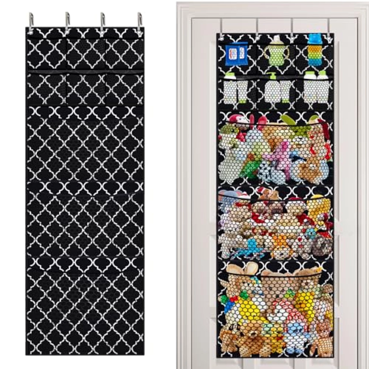 VICTORICH Stuffed Animal Storage, Over Door Organizer