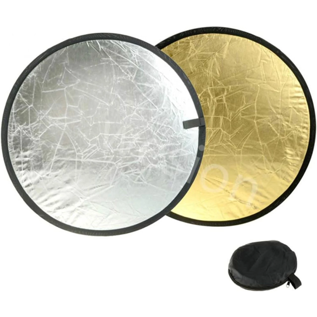 2 in 1 Lighting Reflectors Round Folding Portable 12&quot; 30cm for Photography Reflector Portrait Still Life Fill Light
