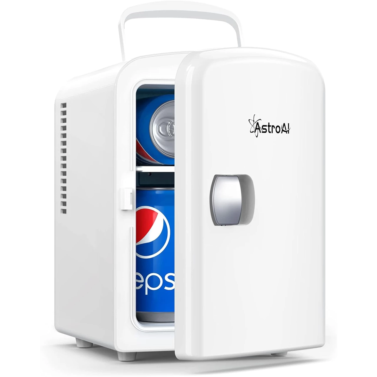 AstroAI Mini Fridge, 4 Liter/6 Can AC/DC Portable Thermoelectric Cooler and Warmer Refrigerators for Mother&rsquo;s Day Gift, Skincare, Beverage, Home, Office and Car, ETL Listed (White)