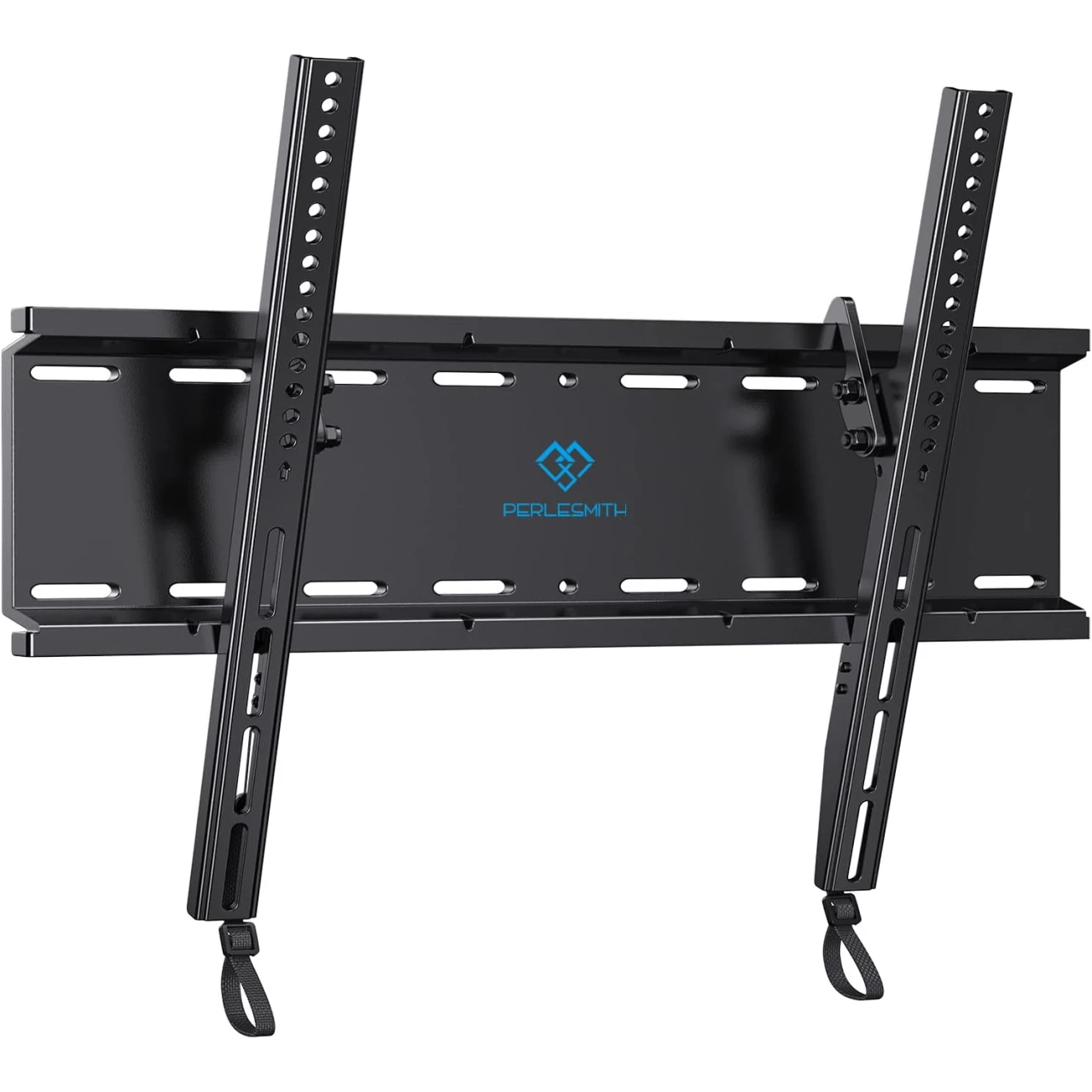 PERLESMITH Tilting TV Wall Mount Bracket Low Profile for Most 23-60 inch LED LCD OLED, Plasma Flat Screen TVs with VESA 400x400mm Weight up to 115lbs, Fits 16&quot; Wood Stud