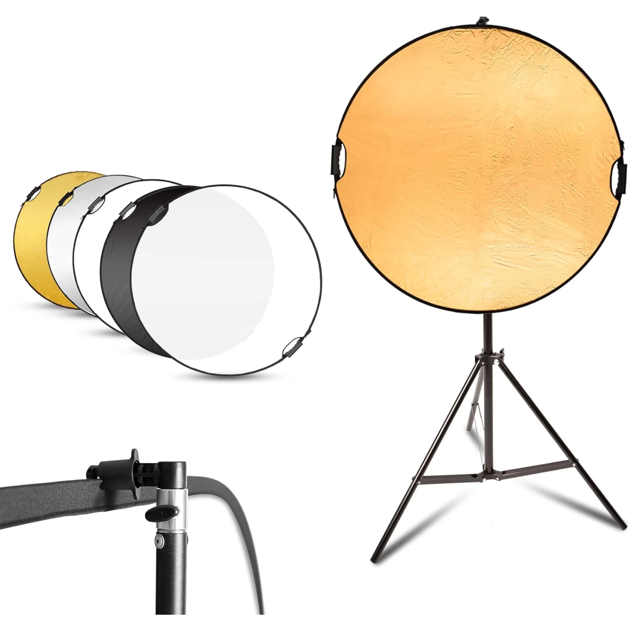 Selens 43&quot; Photography Reflector with 6.5ft Light Stand