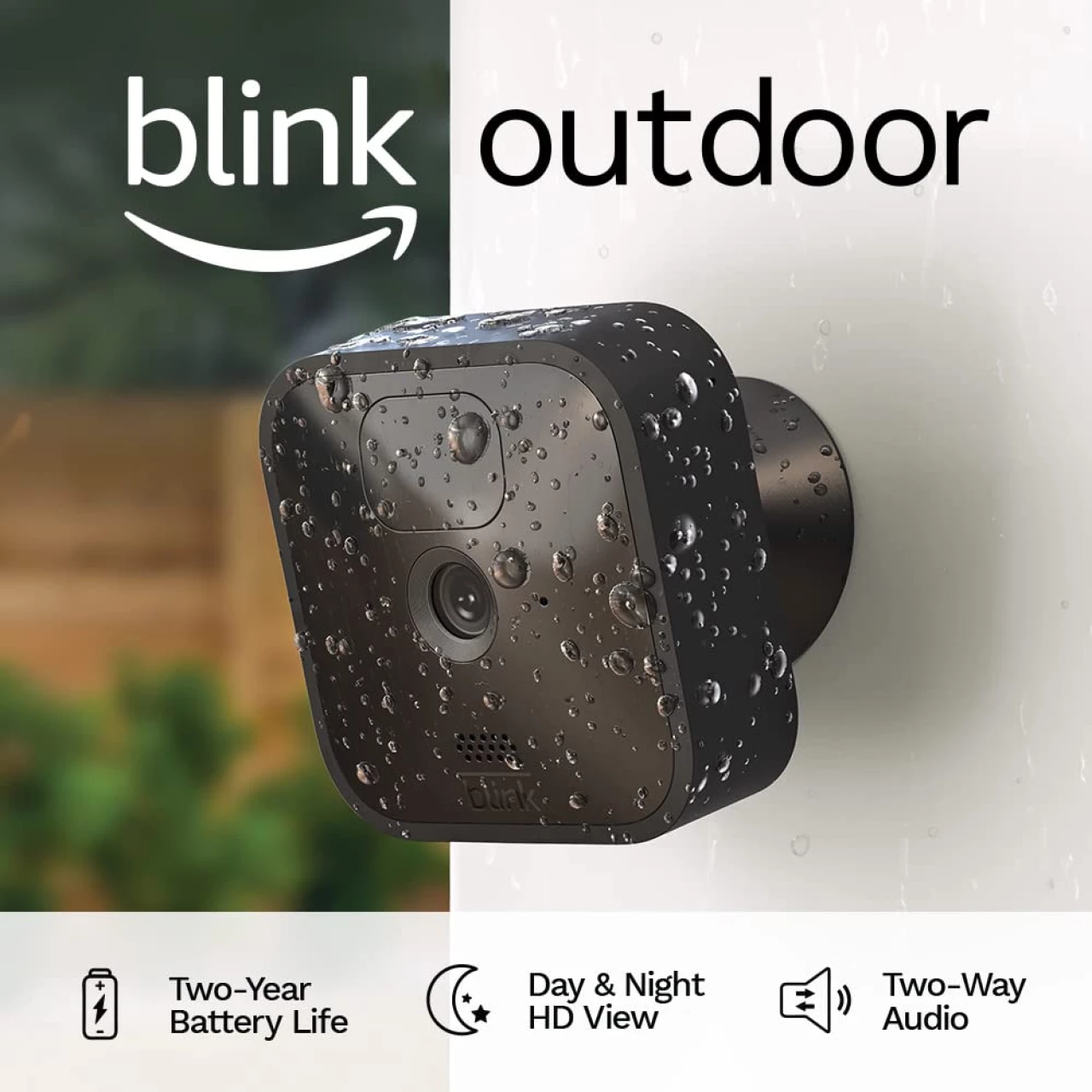 Blink Outdoor (3rd Gen) - wireless, weather-resistant HD security camera, two-year battery life, motion detection, set up in minutes - 3 camera system