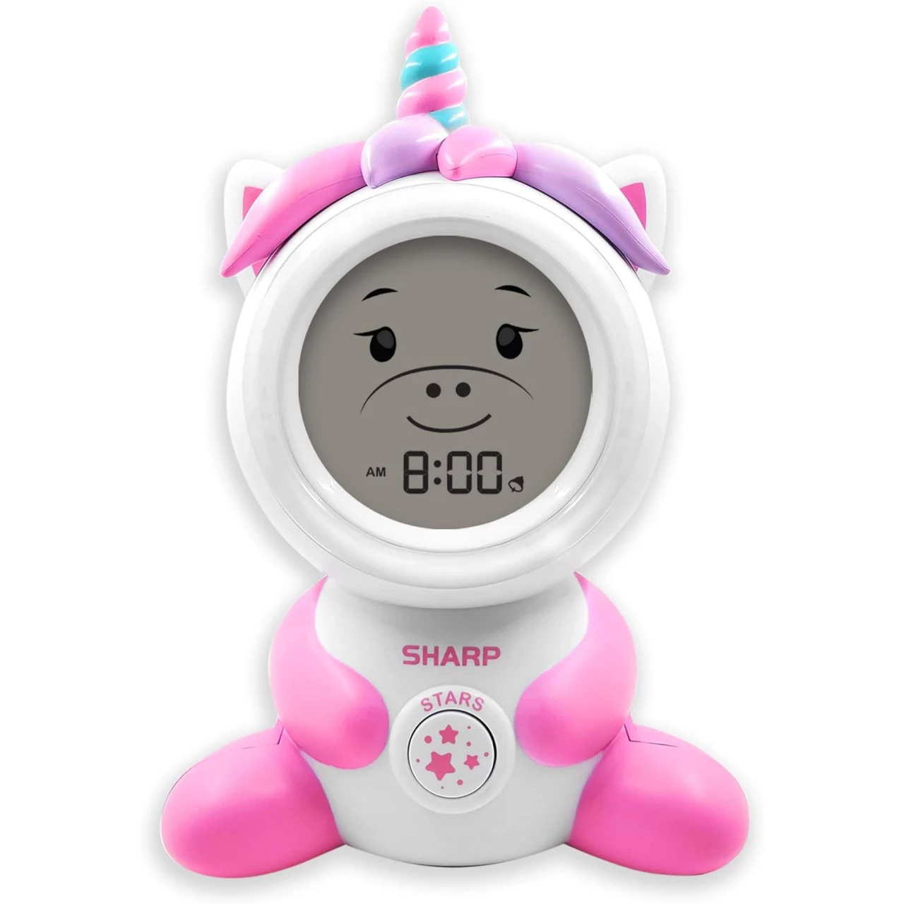 SHARP Ready to Wake Unicorn Sleep Trainer, Kid’s Alarm Clock