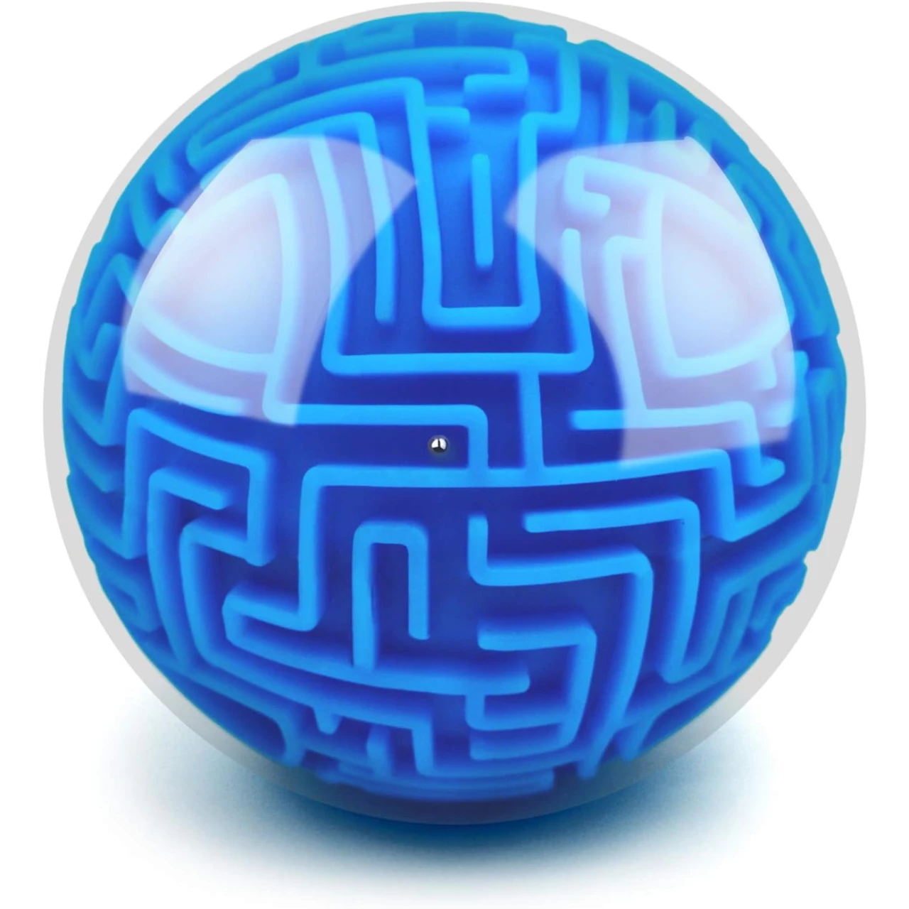 YongnKids Amaze 3D Gravity Memory Sequential Maze Ball Puzzle Toy Gifts for Kids Adults - Challenges Game Lover Tiny Balls Brain Teasers Game (Blue)