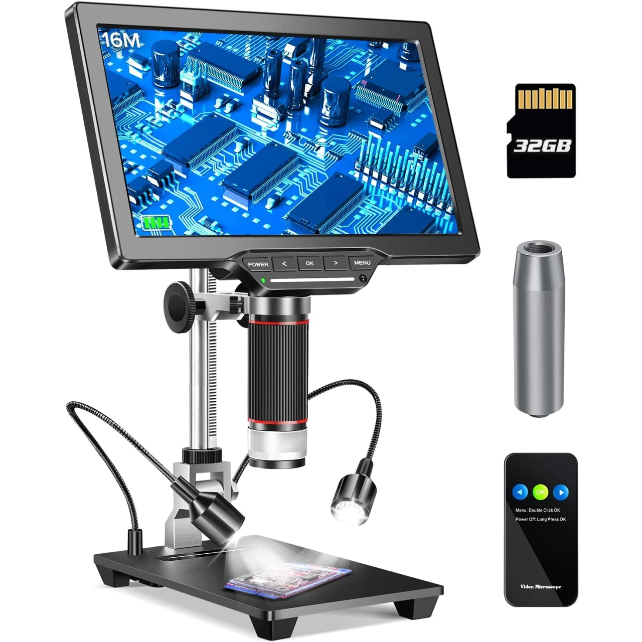 Dcorn 10&quot; HDMI LCD Digital Microscope 1500X