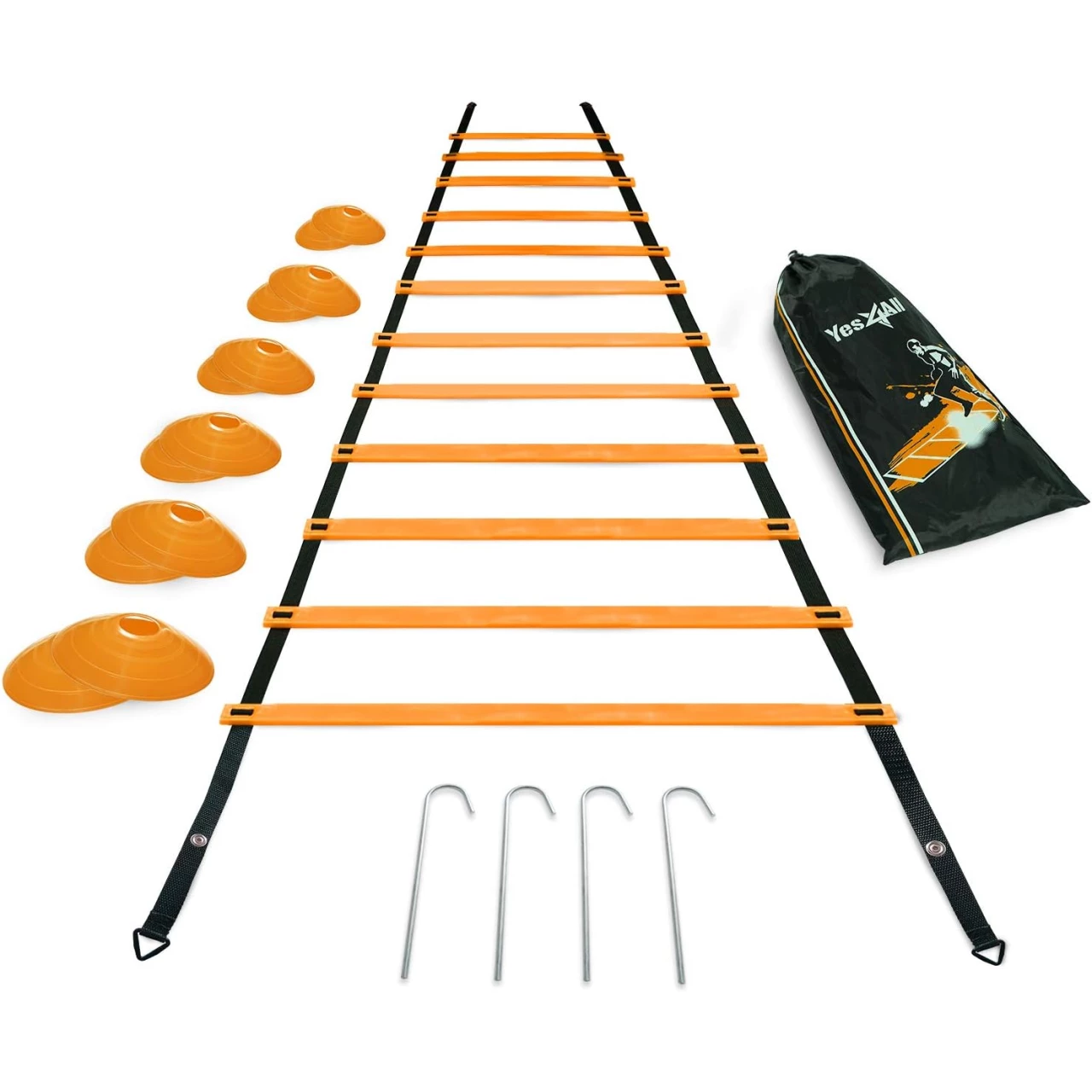 Yes4All Ultimate Combo Agility Ladder Training Set