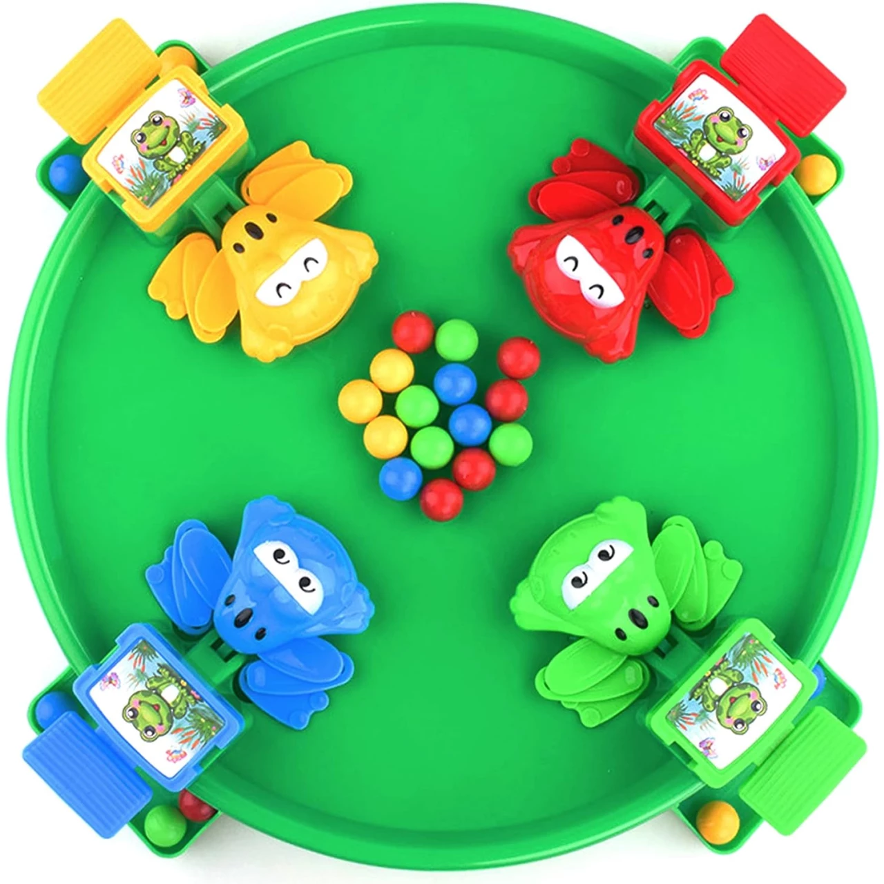 Hungry Frogs Board Game – Intense Game of Quick Reflexes – Pre-School Game for Ages 3 and Up; for 2 to 4 Players