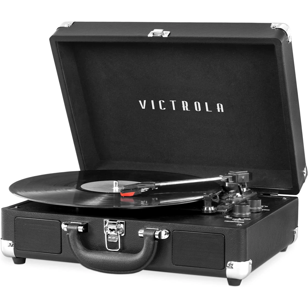 Victrola Vintage 3-Speed Bluetooth Portable Suitcase Record Player