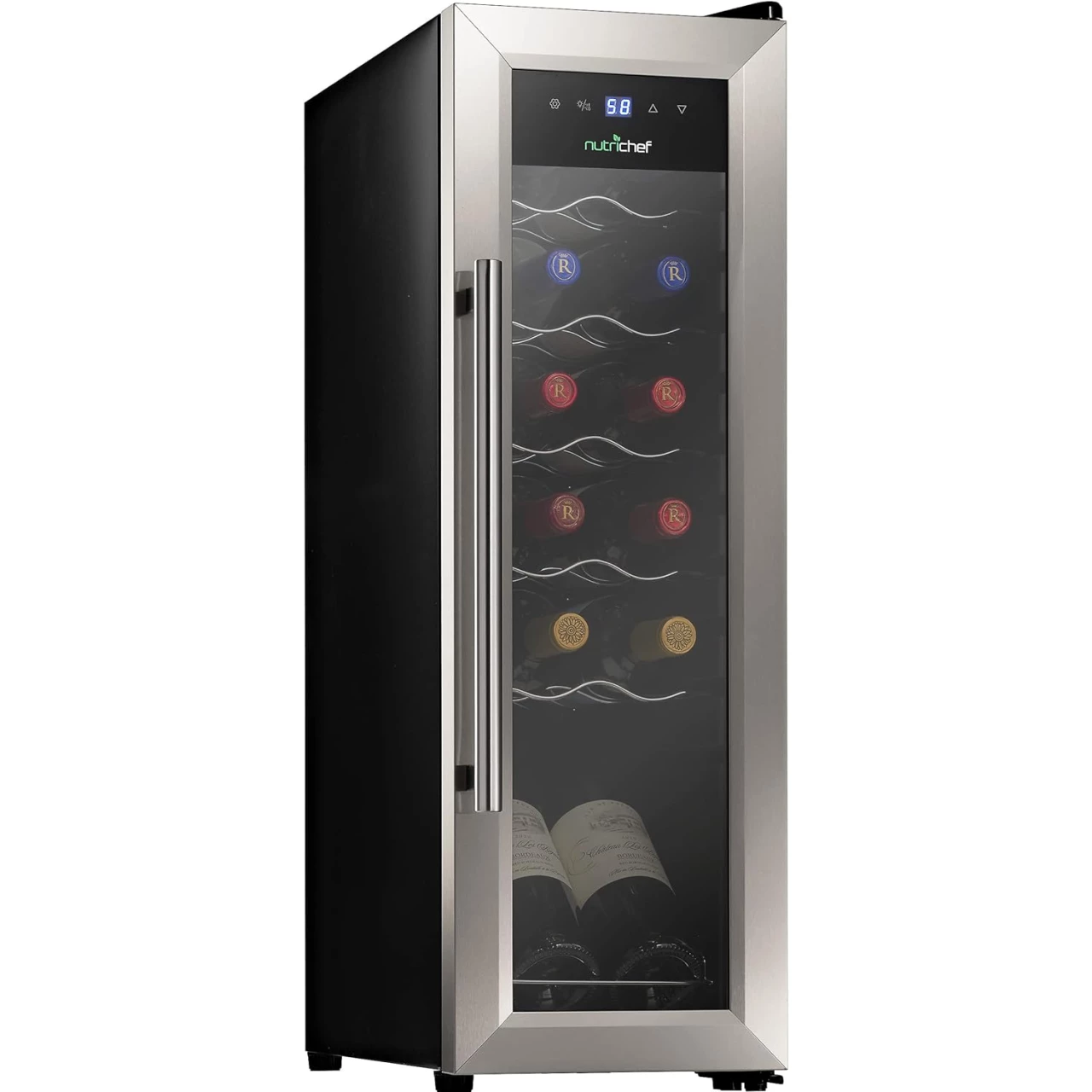 NutriChef PKCWC12 12 Bottle Cooler Refrigerator