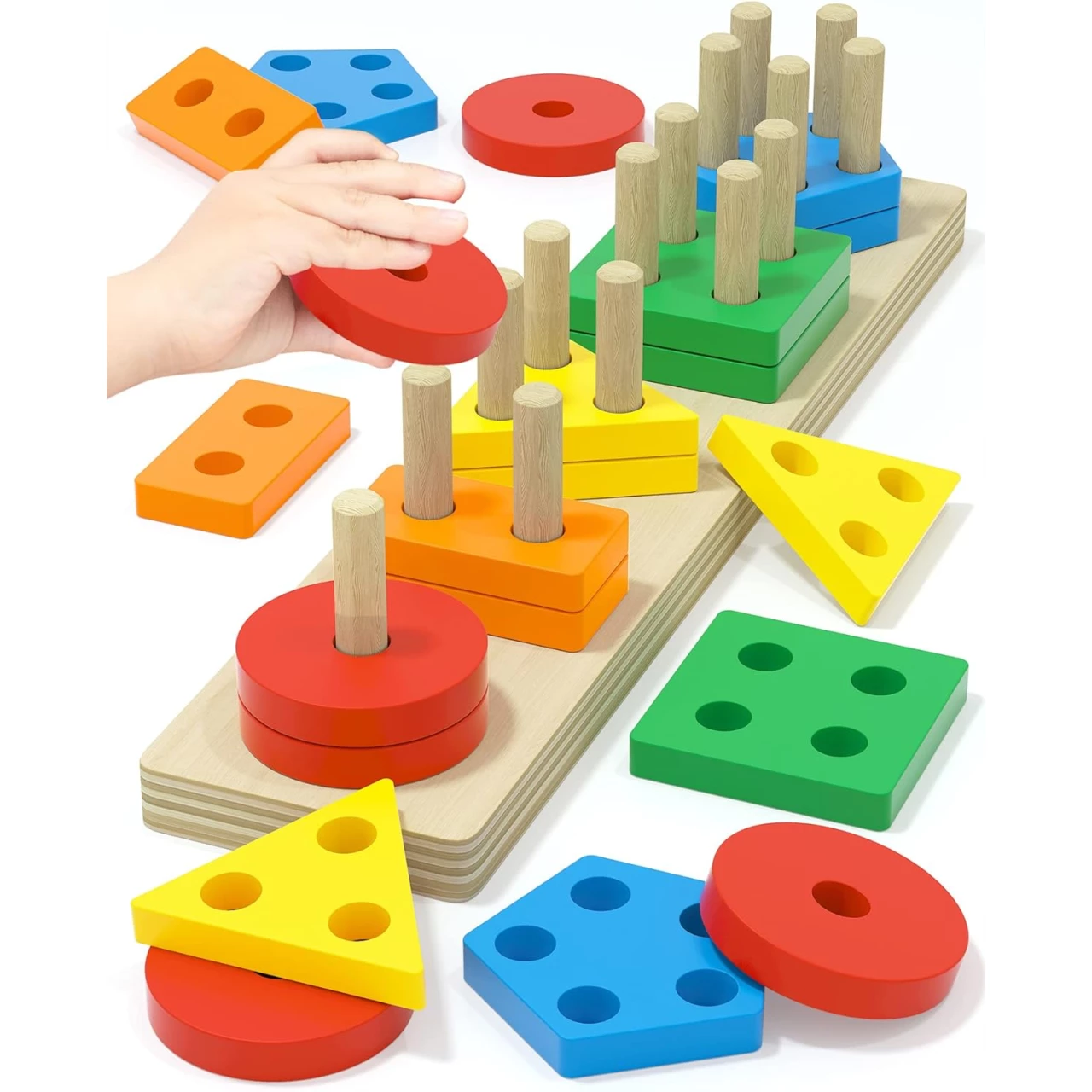 Yetonamr Montessori Toy for Toddlers