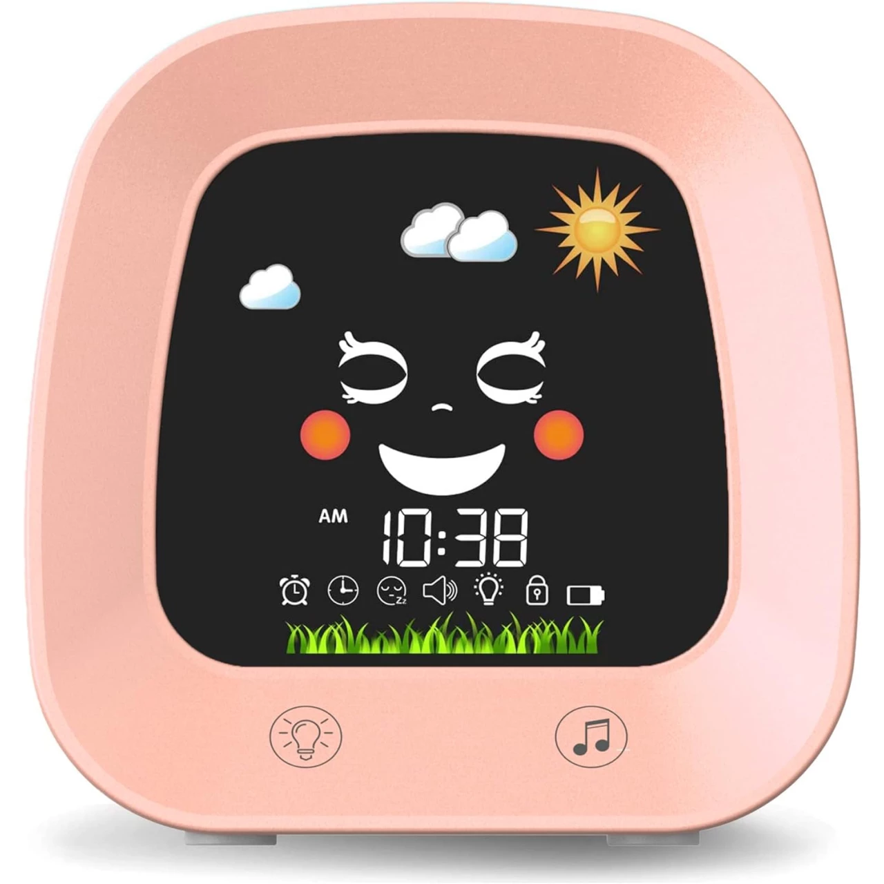 Wisoee Kids Alarm Clock, Okay to Wake Clock, Sleep Training Clock for Toddlers