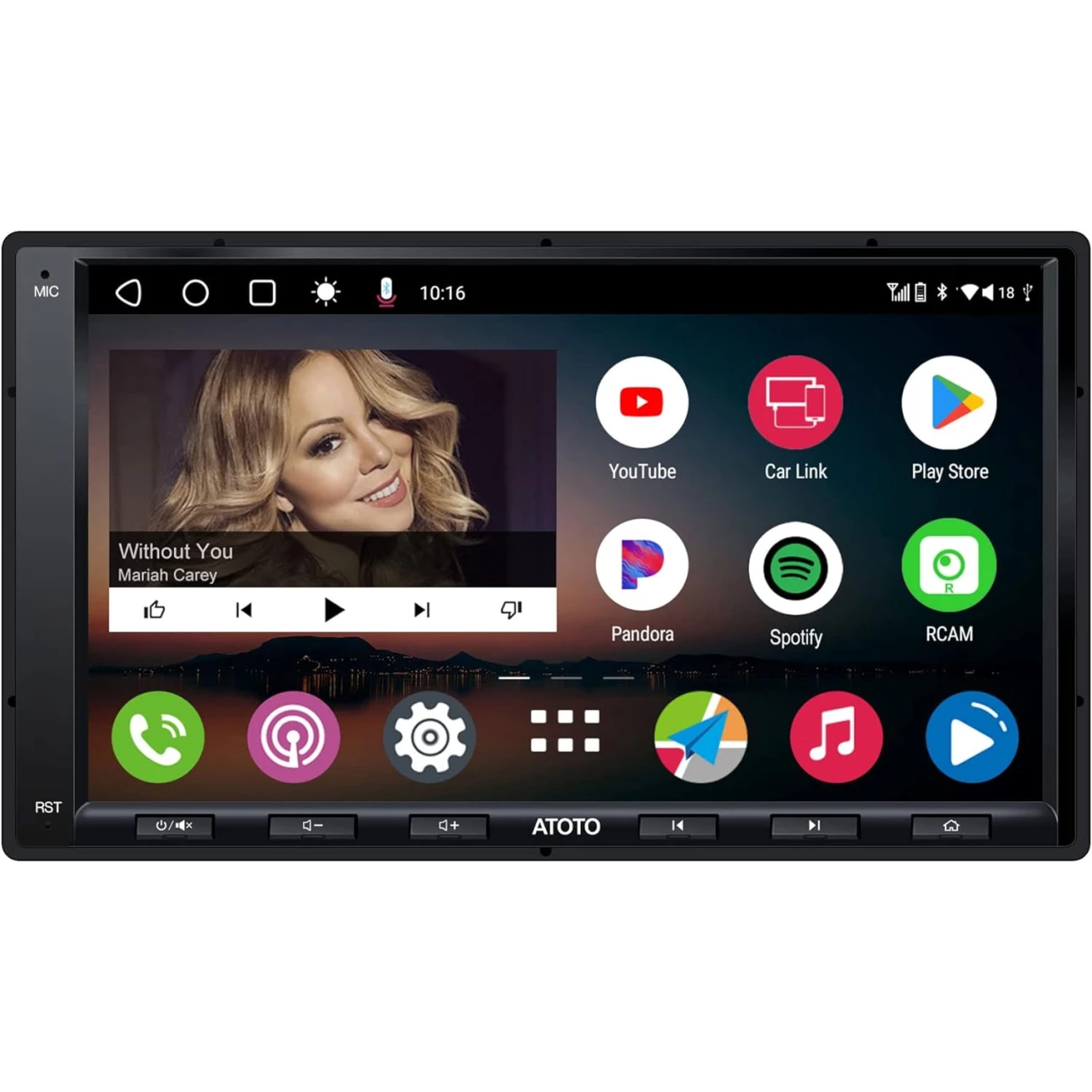 ATOTO A6PF Android Double-DIN Car Stereo