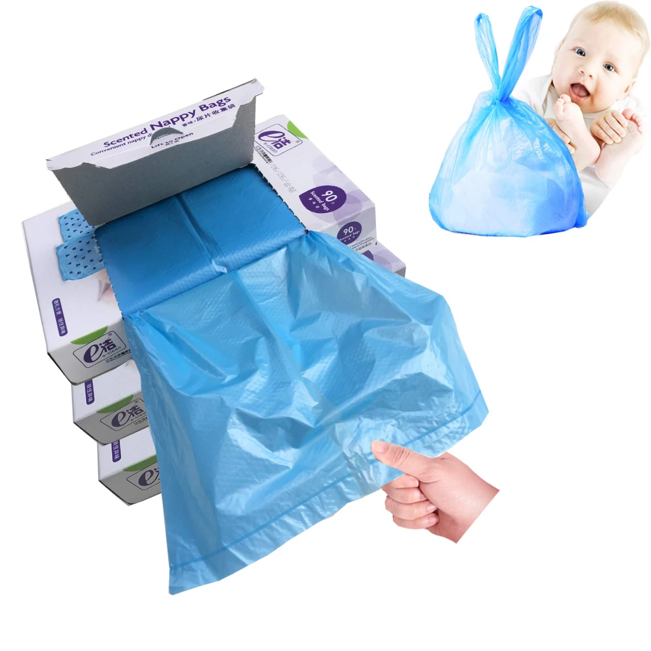 Dergik Diaper Disposal Bags for Baby