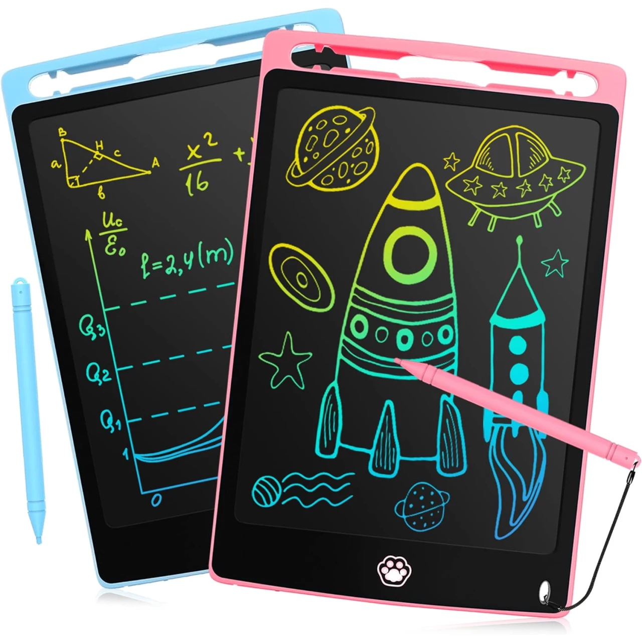 2 Pack LCD Writing Tablet, Electronic Drawing Writing Board