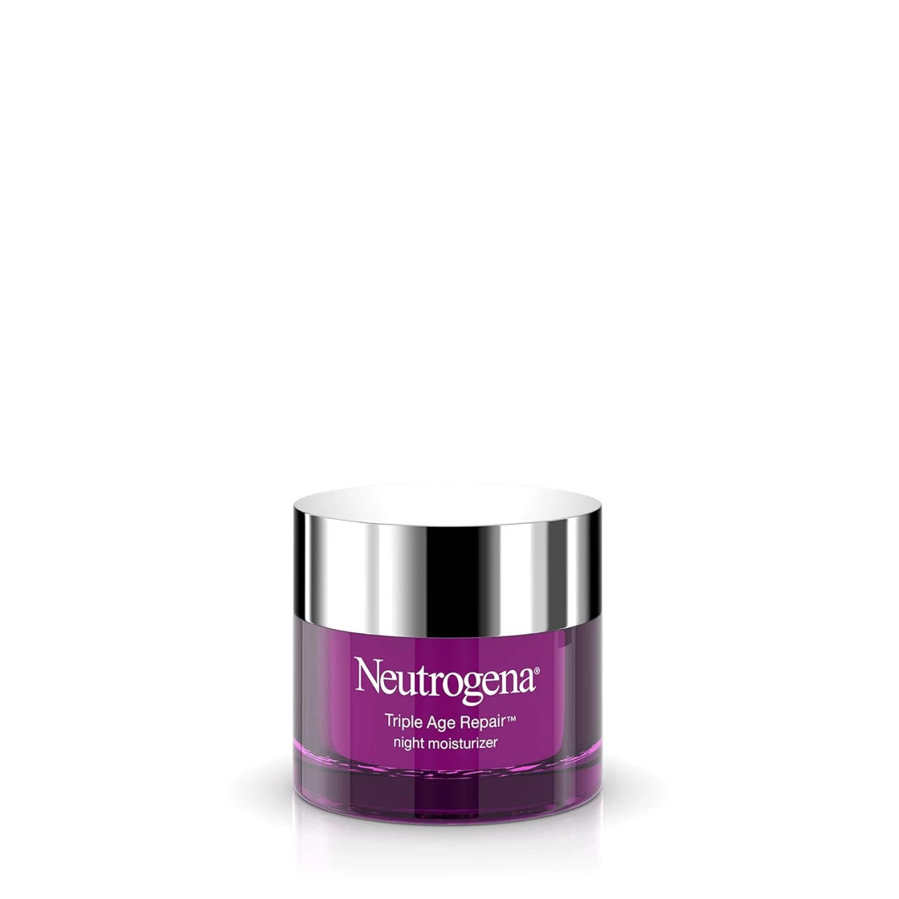 Neutrogena Triple Age Repair Anti-Aging Night Cream with Vitamin C; Fights Wrinkles &amp; Evens Tone, Firming Anti-Wrinkle Face &amp; Neck Cream; Glycerin &amp; Shea Butter, 1.7 oz