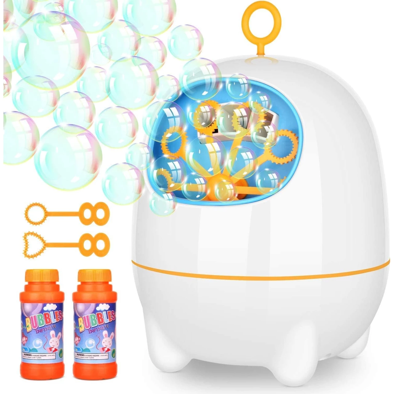 Victostar Bubble Machine, Automatic Bubble Machine for Kids with Bubbles Solutions