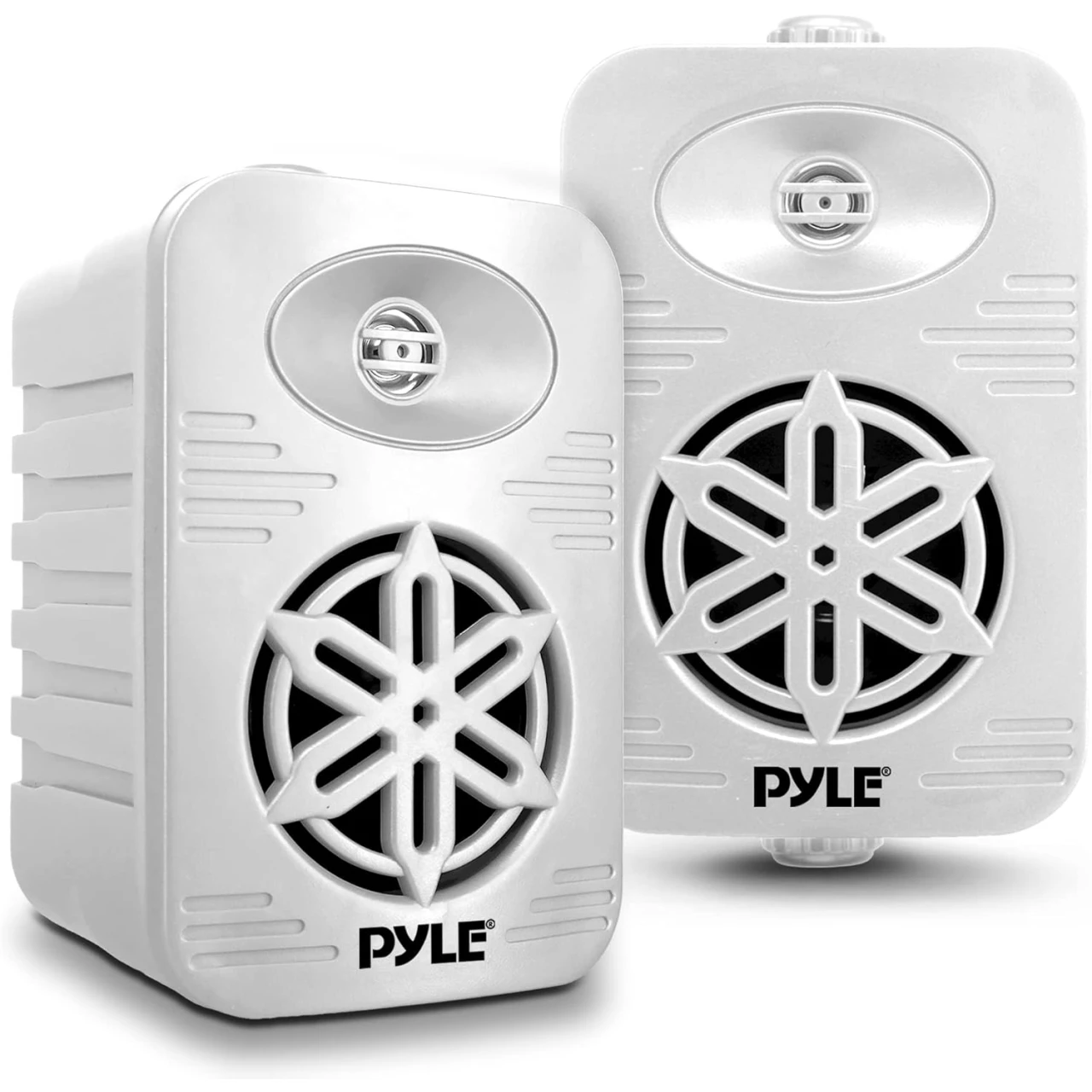 PyleUsa Indoor Outdoor Speakers Pair - 300 Watt Dual Waterproof 4” 2-Way Full Range Speaker System