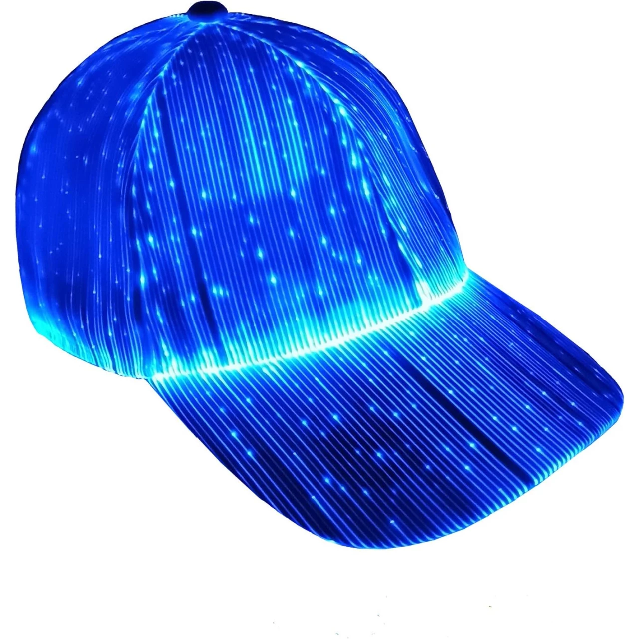 Ruconla Fiber Optic Cap LED hat with 7 Colors Luminous Glowing EDC Baseball Hats