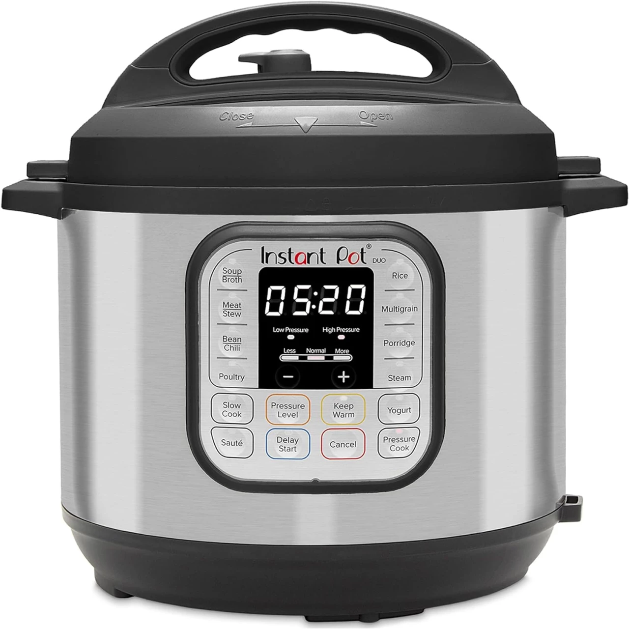 Instant Pot Duo 7-in-1 Electric Pressure Cooker, Slow Cooker, Rice Cooker, Steamer, Sauté, Yogurt Maker, Warmer &amp; Sterilizer, Includes App With Over 800 Recipes, Stainless Steel, 6 Quart