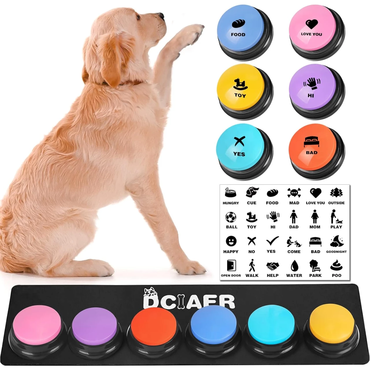 DCIAER Dog Buttons for Communication