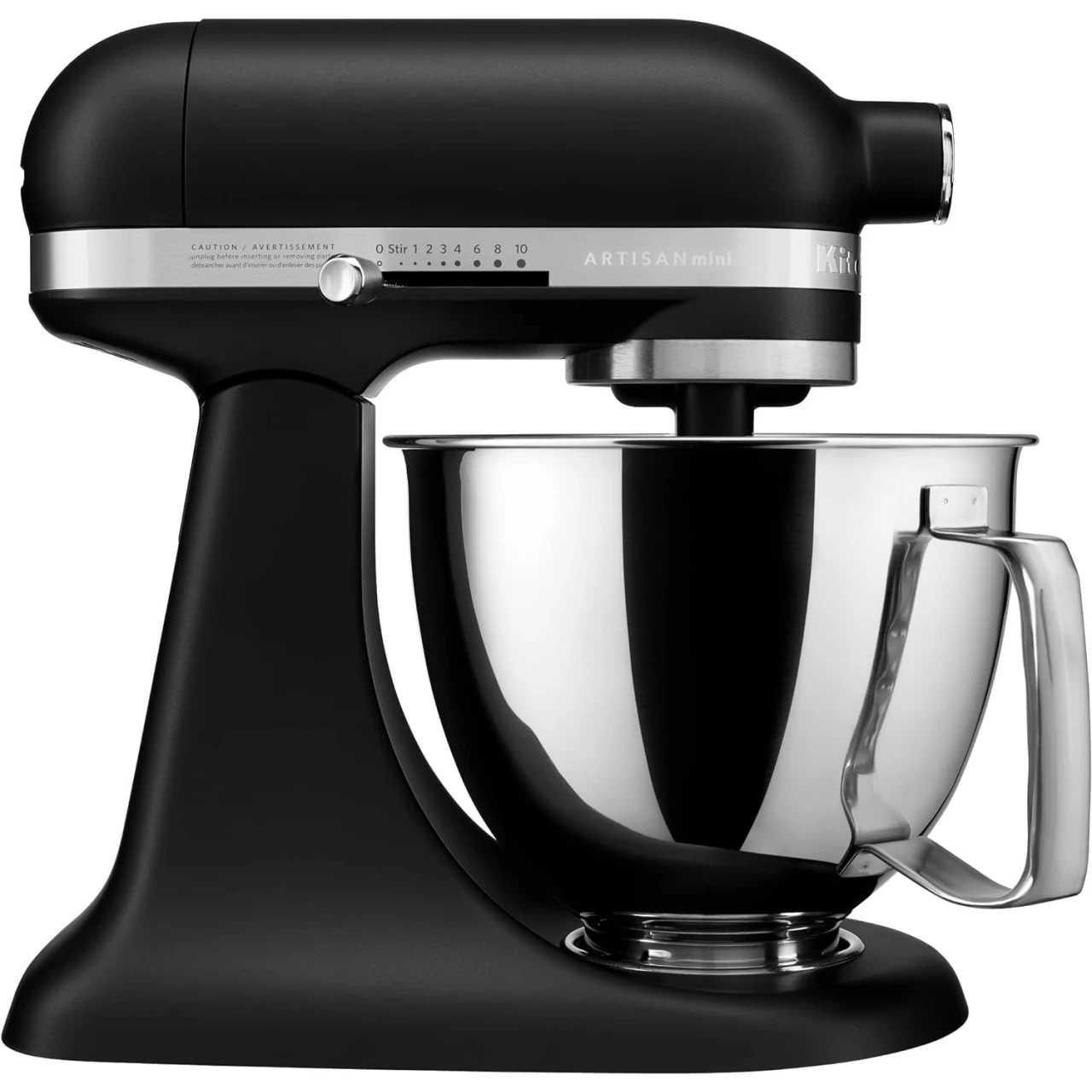 KitchenAid Artisan Mini 3.5 Quart Tilt-Head Stand Mixer - KSM3316X - Black Matte