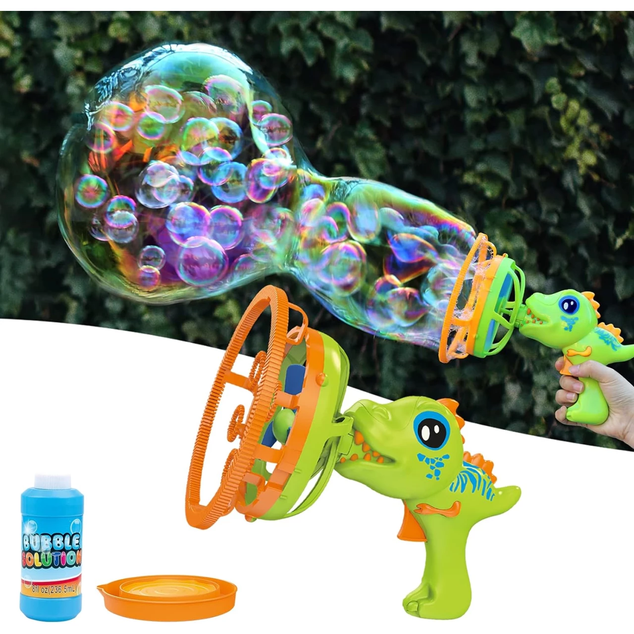 Bubble Gun Dinosaur Bubble Blower Toy