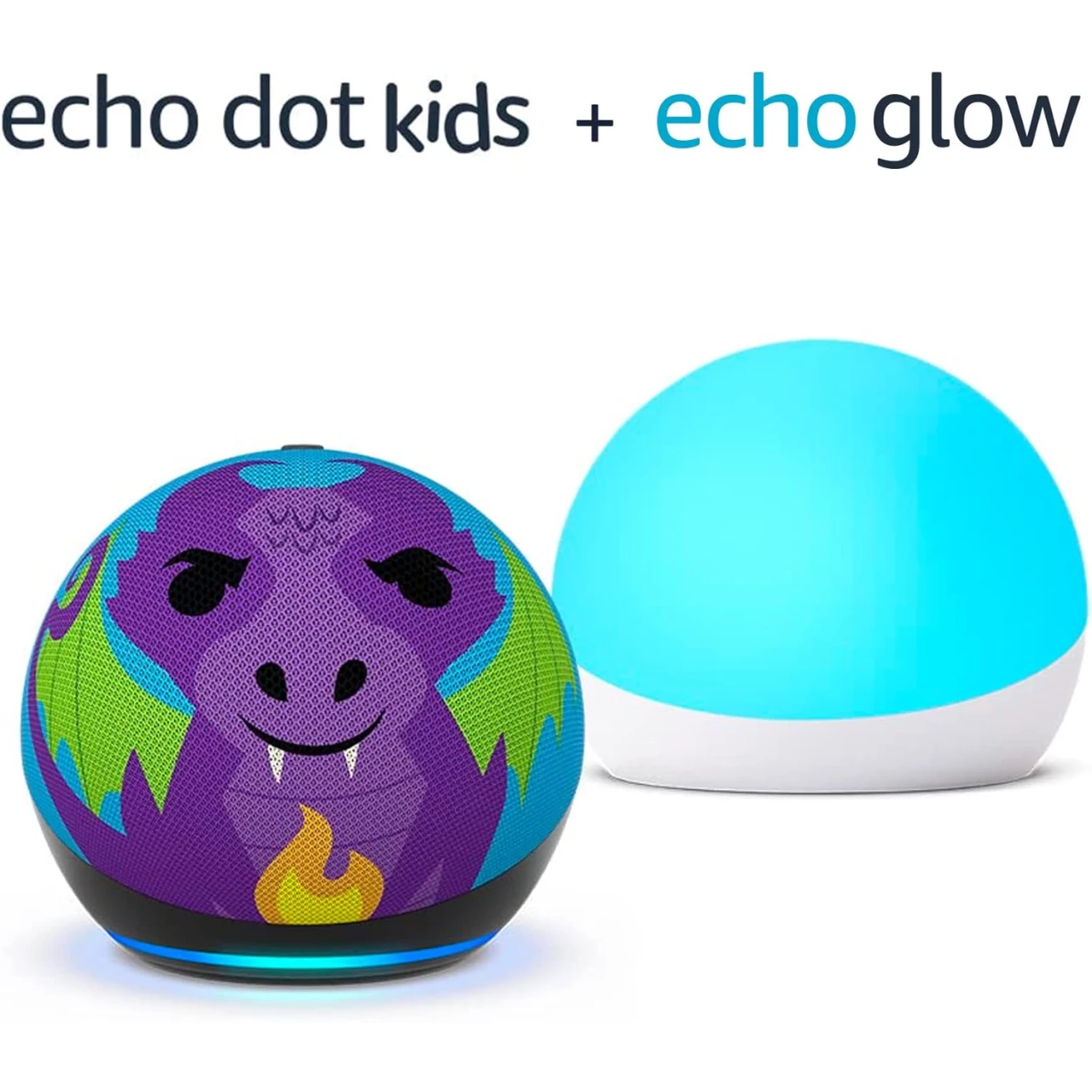 Echo Dot (5th Gen) Kids Dragon with Echo Glow