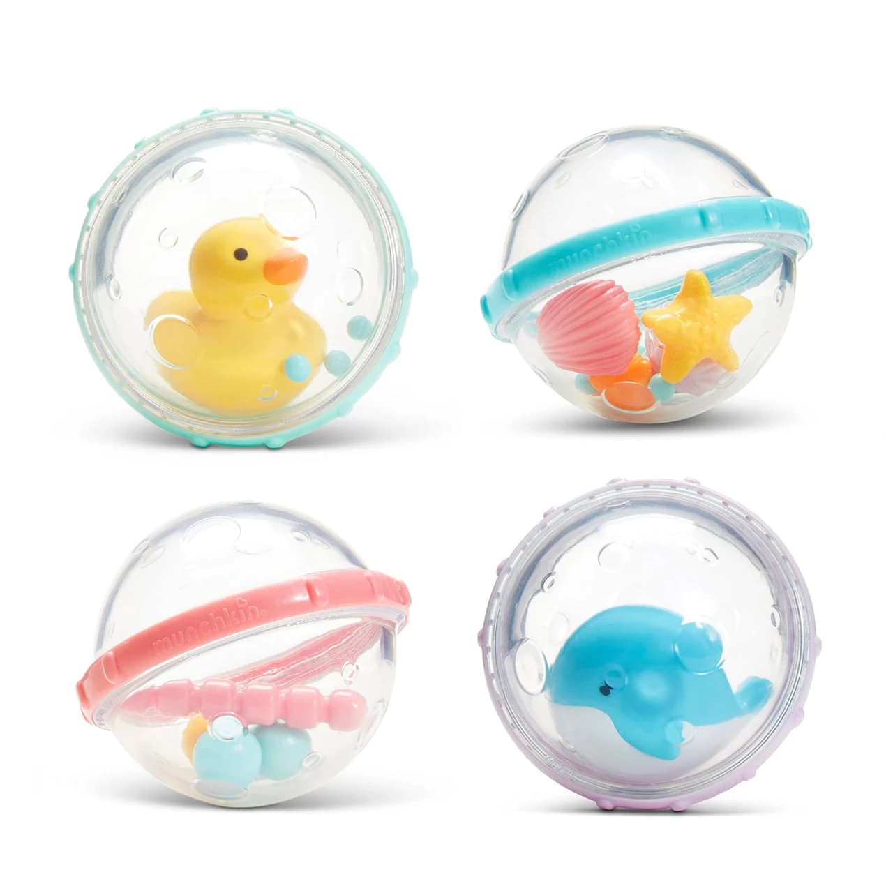 Munchkin® Float &amp; Play Bubbles™ Baby and Toddler Bath Toy, 4 Count