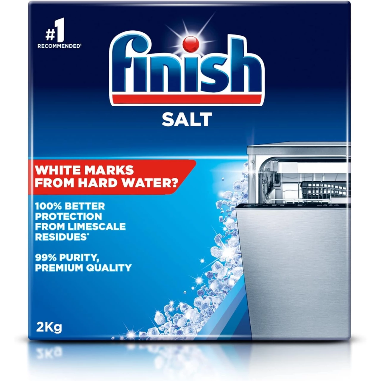 Finish Dishwasher Salt Helps Soften Water to Prevent Limescale and Watermarks, 2 KG