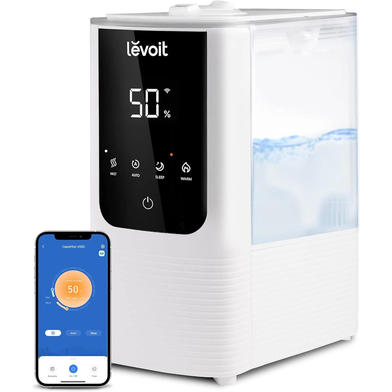 LEVOIT OasisMist Smart Cool and Warm Mist Humidifiers