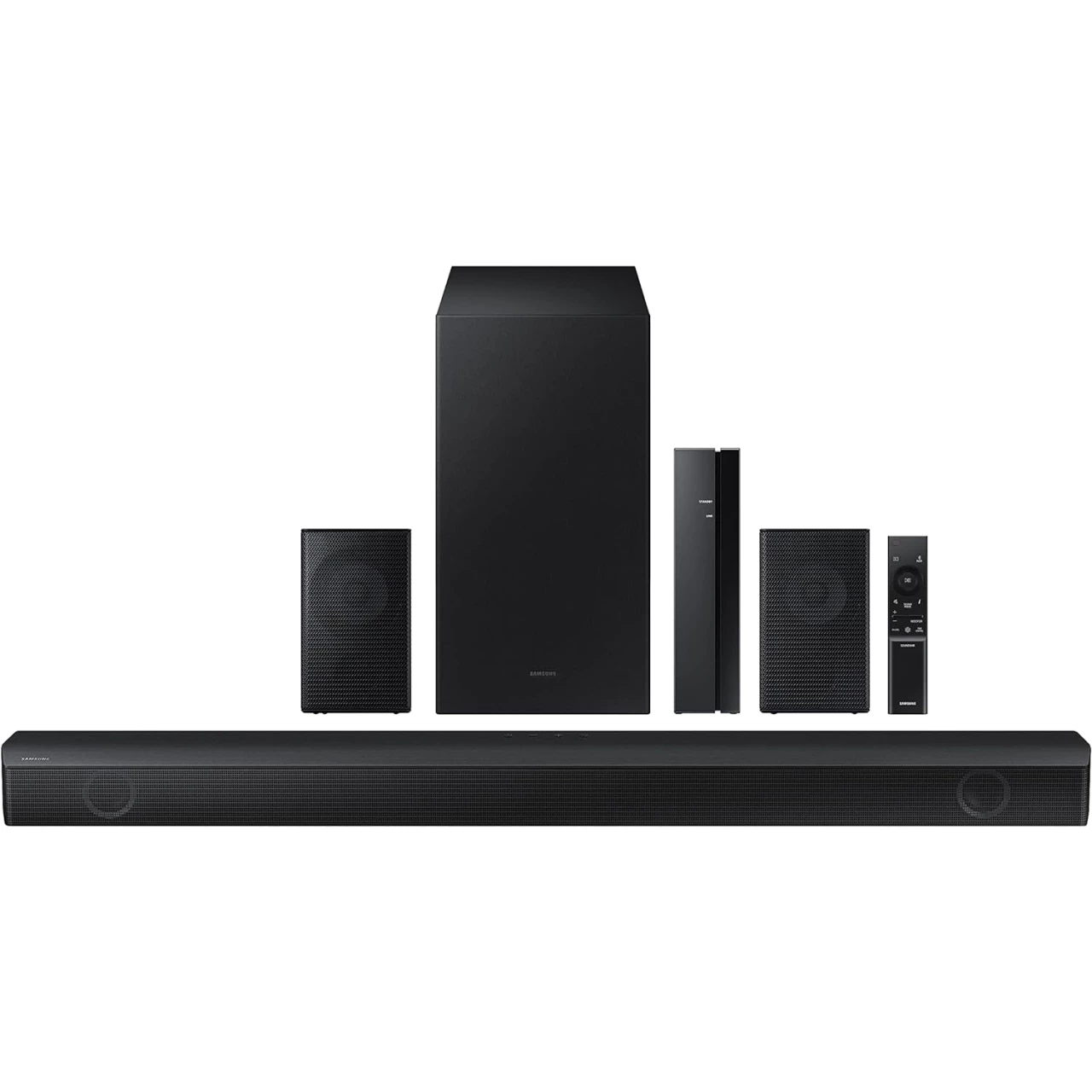 SAMSUNG HW-B57C B-Series 4.1ch Soundbar w/Dolby Audio/DTS Virtual X, Game Mode, Wireless Bluetooth TV Connection, Rear Speaker Kit &amp; Subwoofer Included